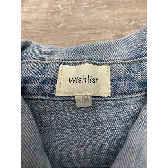 Wishlist Womens Denim Jean Jacket Size S/M - Picture 4 of 5